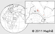 Blank Location Map of Archipelagos