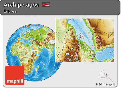 Physical Location Map of Archipelagos