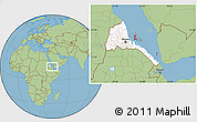 Savanna Style Location Map of Archipelagos, highlighted country