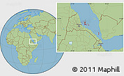 Savanna Style Location Map of Archipelagos