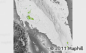 Physical Map of Archipelagos, desaturated