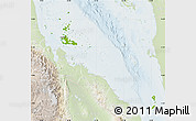 Physical Map of Archipelagos, lighten