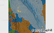 Political Map of Archipelagos, darken