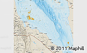 Political Map of Archipelagos, shaded relief outside