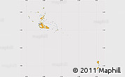 Political Shades Map of Archipelagos, cropped outside