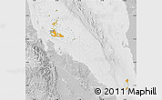 Political Shades Map of Archipelagos, lighten, desaturated