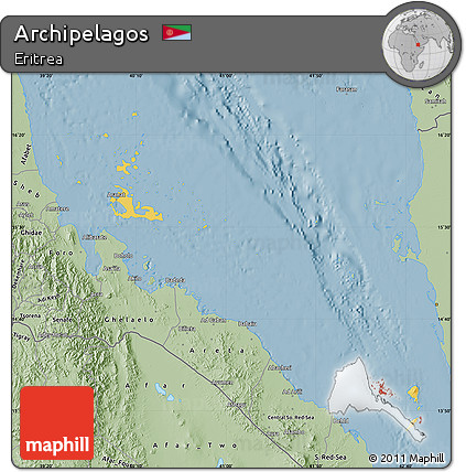 Savanna Style Map of Archipelagos