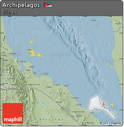 Savanna Style Map of Archipelagos