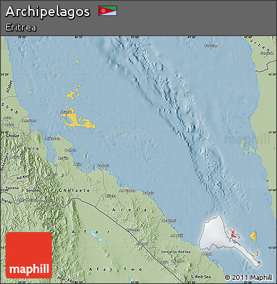Savanna Style Map of Archipelagos