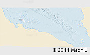 Classic Style Panoramic Map of Archipelagos, single color outside