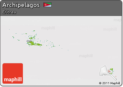 Physical Panoramic Map of Archipelagos, cropped outside