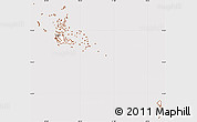 Classic Style Simple Map of Archipelagos, cropped outside