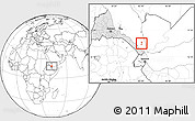 Blank Location Map of Zuqar Hanish, highlighted country, highlighted parent region