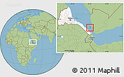 Savanna Style Location Map of Zuqar Hanish, highlighted country, highlighted parent region