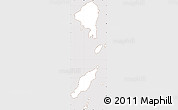 Classic Style Simple Map of Zuqar Hanish, cropped outside