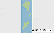 Savanna Style Simple Map of Zuqar Hanish, single color outside