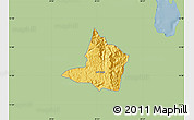 Savanna Style Map of Adi Keyh, single color outside