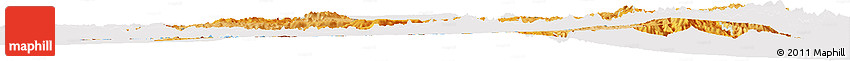 Political Shades Horizon Map of Debub, cropped outside
