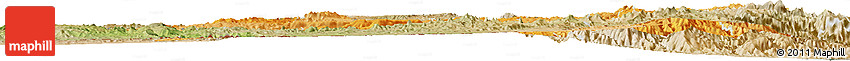 Political Shades Horizon Map of Debub, satellite outside