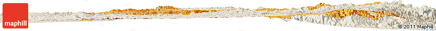 Political Shades Horizon Map of Debub, shaded relief outside