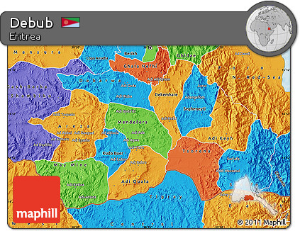 Political Map of Debub