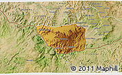 Physical 3D Map of May Mine, satellite outside