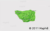 Political 3D Map of May Mine, cropped outside