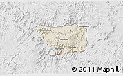 Shaded Relief 3D Map of May Mine, lighten, desaturated