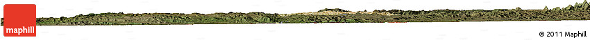 Satellite Horizon Map of May Mine, darken