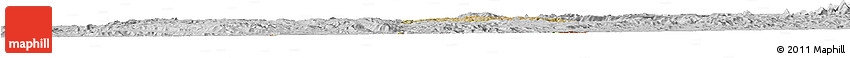 Satellite Horizon Map of May Mine, lighten, desaturated