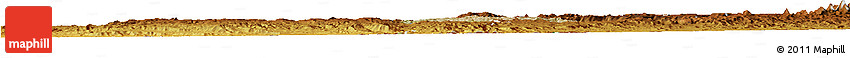 Satellite Horizon Map of May Mine, physical outside