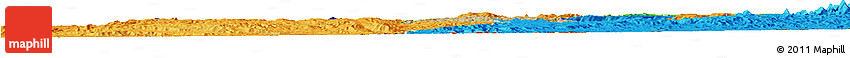 Satellite Horizon Map of May Mine, political outside