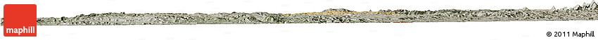 Satellite Horizon Map of May Mine, semi-desaturated