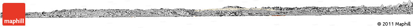 Shaded Relief Horizon Map of May Mine, darken, desaturated