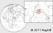 Blank Location Map of May Mine, highlighted parent region