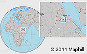 Gray Location Map of May Mine, highlighted parent region