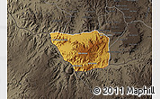Physical Map of May Mine, darken, semi-desaturated
