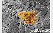 Physical Map of May Mine, desaturated