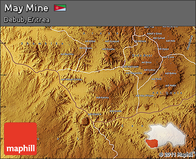 Physical Map of May Mine