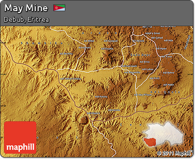 Physical Map of May Mine