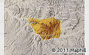 Physical Map of May Mine, lighten, semi-desaturated