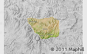Satellite Map of May Mine, lighten, desaturated