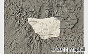 Shaded Relief Map of May Mine, darken