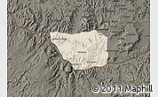 Shaded Relief Map of May Mine, darken