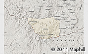 Shaded Relief Map of May Mine, semi-desaturated