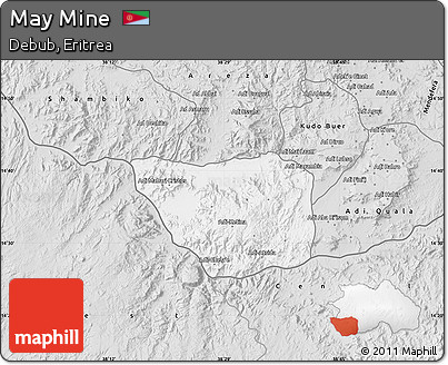 Silver Style Map of May Mine
