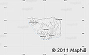 Silver Style Map of May Mine, single color outside