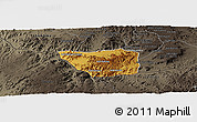 Physical Panoramic Map of May Mine, darken, semi-desaturated