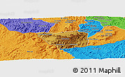 Physical Panoramic Map of May Mine, political outside