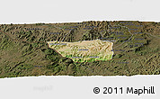 Satellite Panoramic Map of May Mine, darken